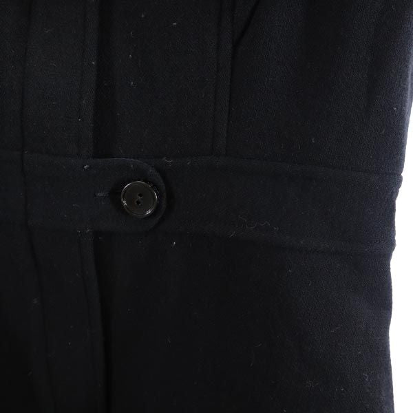 SEE BY CHLOE シーバイクロエ ノーカラーコート 40 黒 レディース