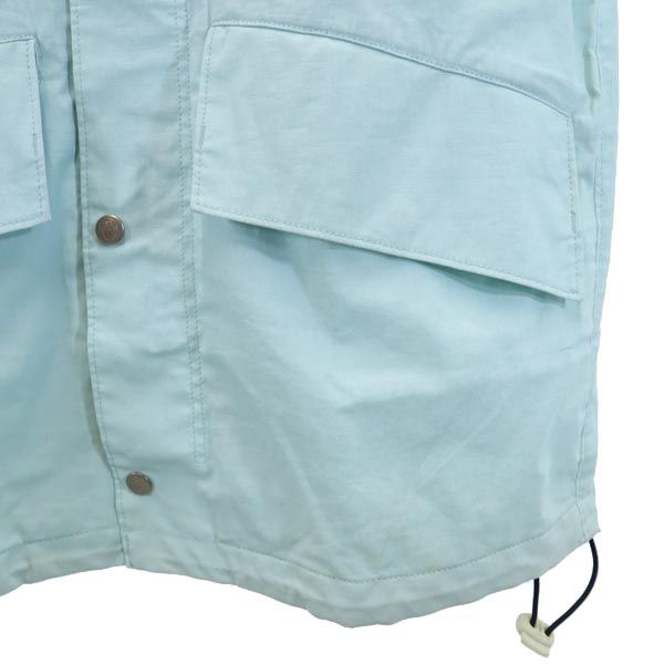 JC de CASTELBAJAC カステルバジャック リネンブレンド バックプリント ジップジャケット 2 ブルー系 メンズ