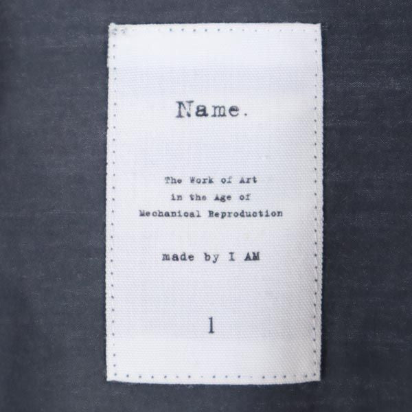 Name. ネーム 日本製 長袖 シャツ 1 グレー メンズ