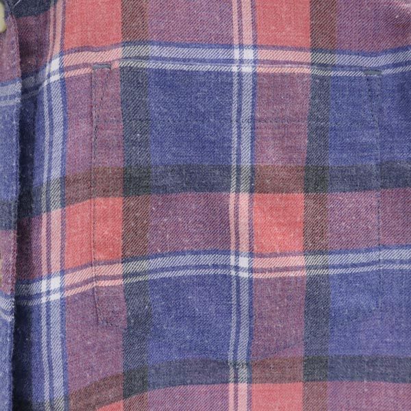 RIVET＆THREAD チェック柄 長袖 シャツ XS レッド系 RIVET＆THREAD レディース