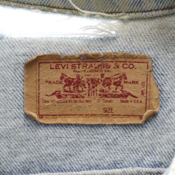 Levi's リーバイス 80s USA製 ヴィンテージ デニムジャケット 40 Gジャン メンズ