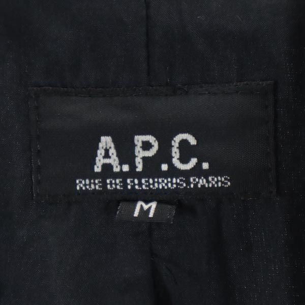 A.P.C. アーペーセー フランス製 テーラードジャケット M 黒 メンズ