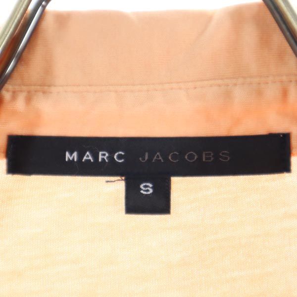 MARC JACOBS マークジェイコブス 長袖 ハーフボタン ボタンダウンシャツ S オレンジ カットソー ウエスタン調 レディース