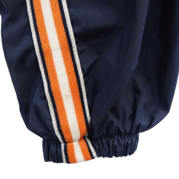 NIKE ナイキ 90s 00s 白タグ オールド ナイロンジャケット L 紺 フード レディース