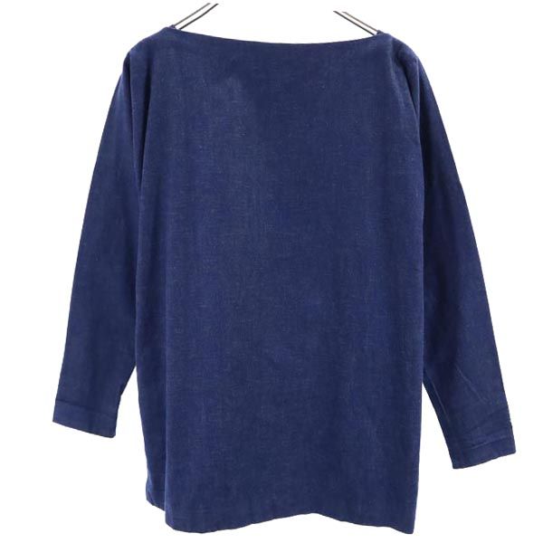 YAECA ヤエカ 日本製 長袖 デニム カットソー S レディース