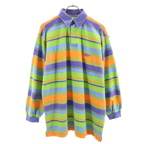 WATSONS STANDARD ISSUE ボーダー 長袖 ポロシャツ M/L メンズ