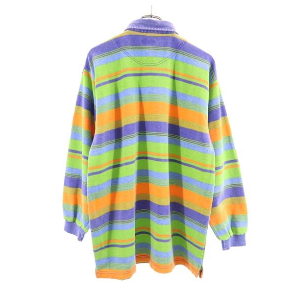 WATSONS STANDARD ISSUE ボーダー 長袖 ポロシャツ M/L メンズ