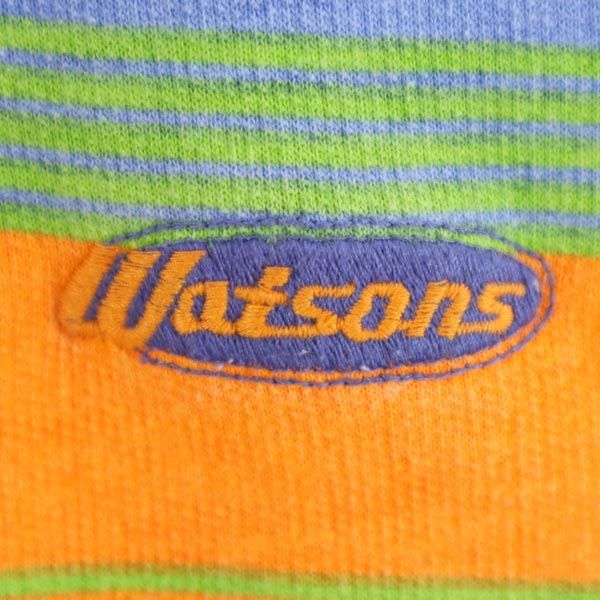 WATSONS STANDARD ISSUE ボーダー 長袖 ポロシャツ M/L メンズ