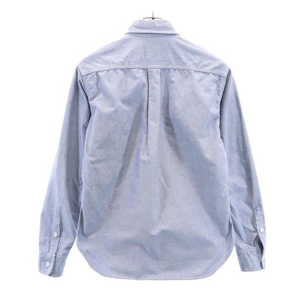 marka マーカ 日本製 長袖 ボタンダウンシャツ 1 ブルー系 メンズ