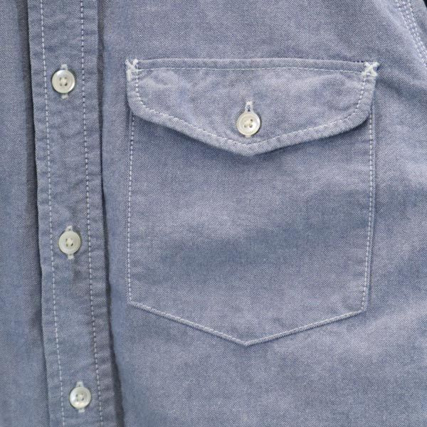 marka マーカ 日本製 長袖 ボタンダウンシャツ 1 ブルー系 メンズ