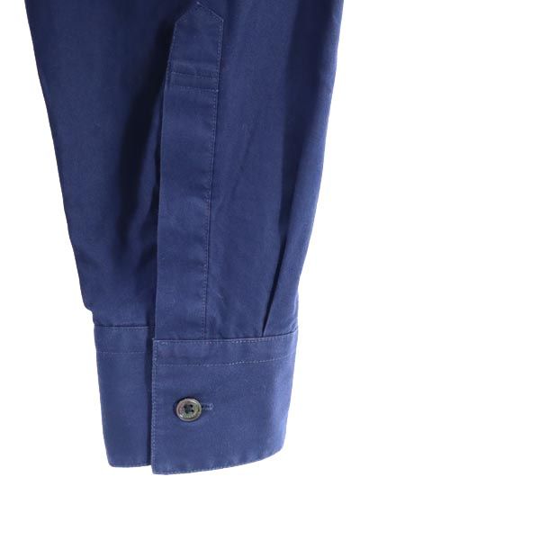 JOHN LAWRENCE SULLIVAN ジョンローレンスサリバン 日本製 長袖 シャツ 36 ネイビー メンズ