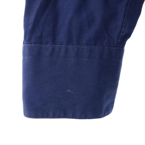 JOHN LAWRENCE SULLIVAN ジョンローレンスサリバン 日本製 長袖 シャツ 36 ネイビー メンズ