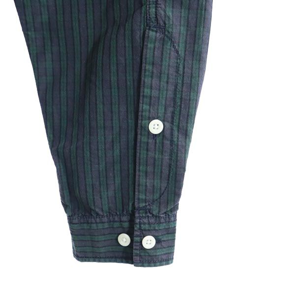 THE NORTH FACE ノースフェイス NR61661 チェック柄 長袖 シャツ S 緑系 アウトドア レディース