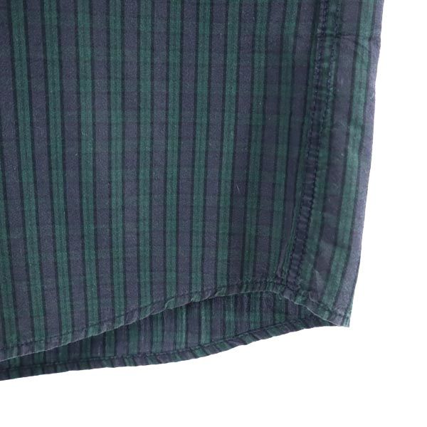 THE NORTH FACE ノースフェイス NR61661 チェック柄 長袖 シャツ S 緑系 アウトドア レディース