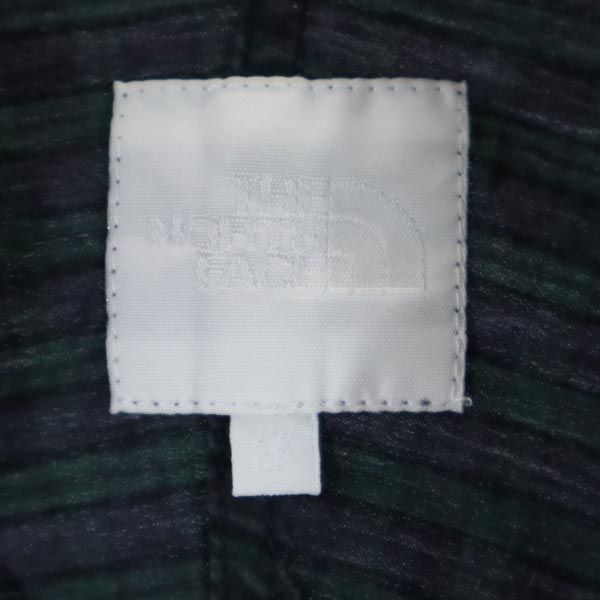 THE NORTH FACE ノースフェイス NR61661 チェック柄 長袖 シャツ S 緑系 アウトドア レディース