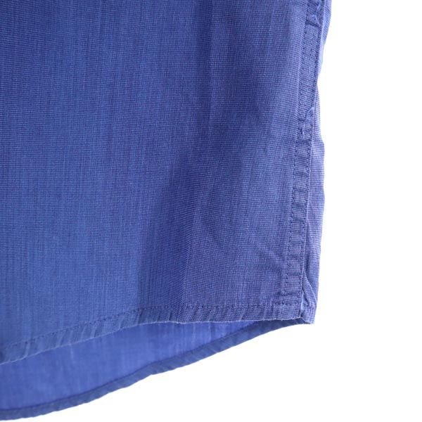 GUCCI グッチ イタリア製 長袖 シャツ 38 青系 メンズ