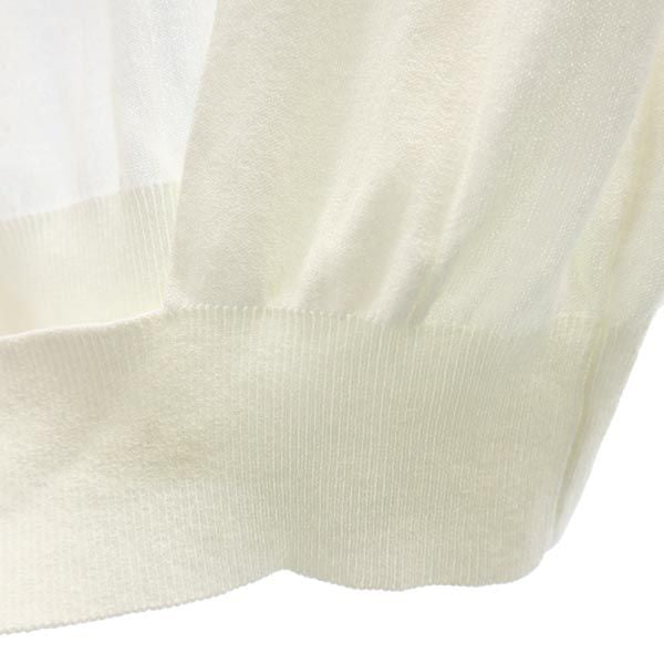 Maison Margiela メゾンマルジェラ イタリア製 7分袖 バックオープン カットソー S 白 レディース