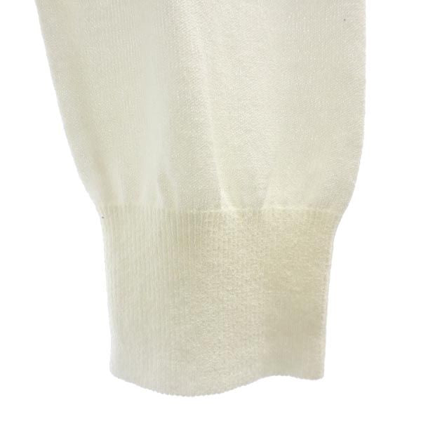 Maison Margiela メゾンマルジェラ イタリア製 7分袖 バックオープン カットソー S 白 レディース