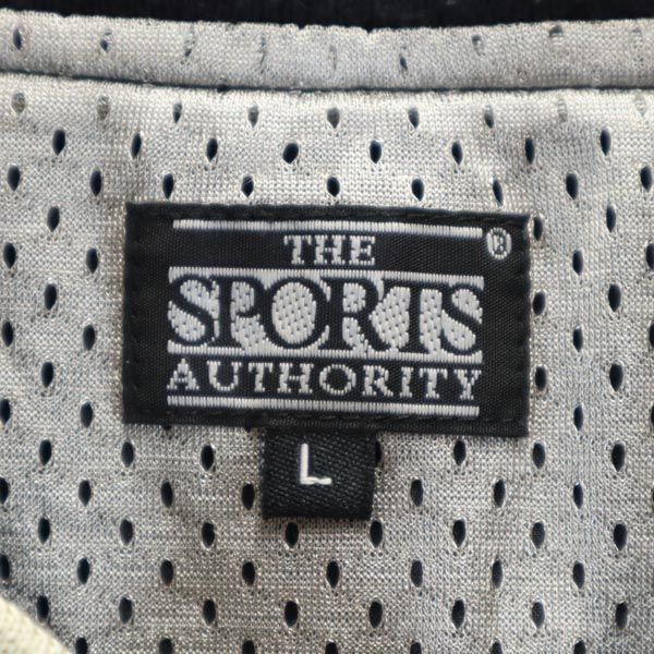 ザスポーツオーソリティ プルオーバー ジャケット L ブラック THE SPORTS AUTHORITY ゴルフ 裏メッシュ Vネック メンズ