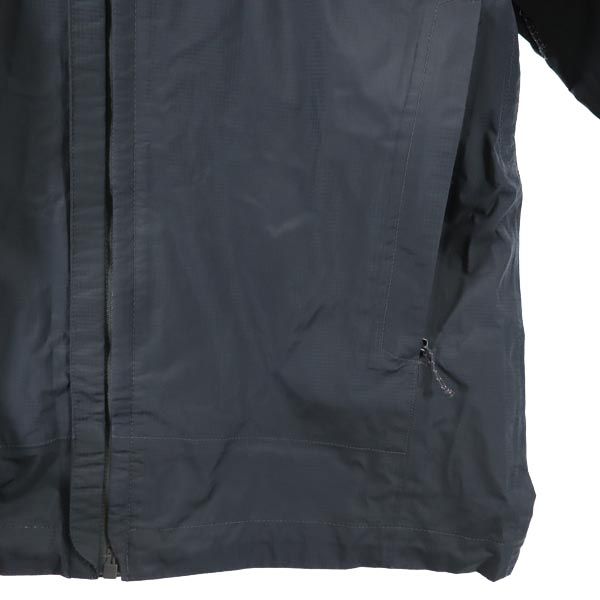 patagonia パタゴニア ロゴ 長袖 ナイロン ジップパーカー S グレー系 アウトドア ベンチレーション メンズ