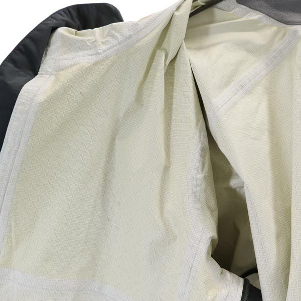 patagonia パタゴニア ロゴ 長袖 ナイロン ジップパーカー S グレー系 アウトドア ベンチレーション メンズ