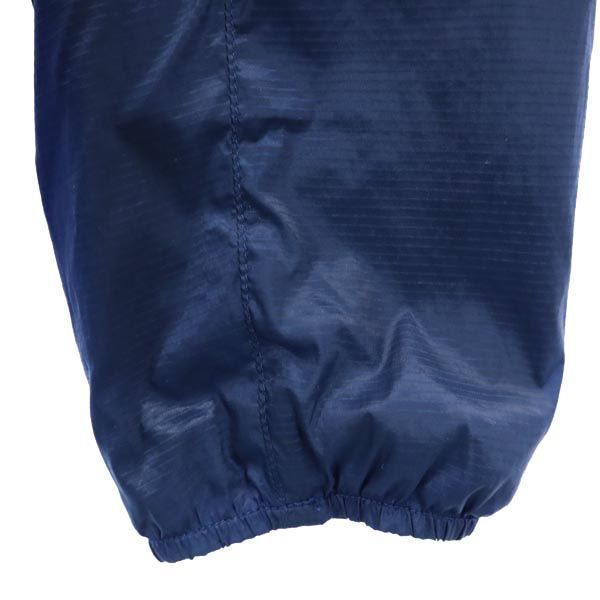 THE NORTH FACE ノースフェイス フード付 ナイロンジャケット L 青×紺 アウトドア コンパクト ウインドシェル メンズ