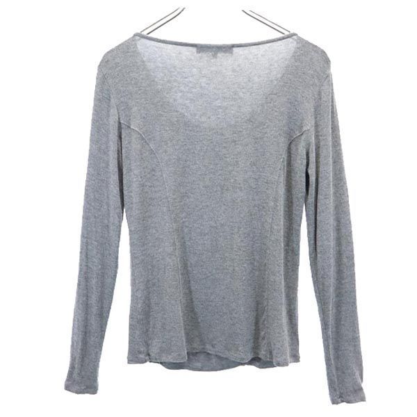 WEEKENDS MaxMara ウィークエンド マックスマーラ 長袖 Tシャツ M グレー系 ロンT レディース