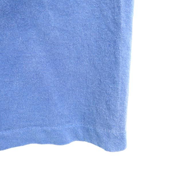 OLD オールド 90s ミッキーマウスプリント 半袖 Tシャツ ONE ブルー系 メンズ