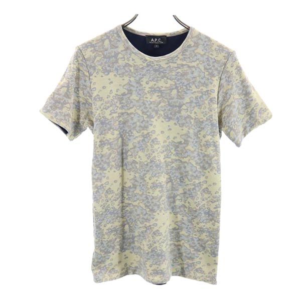 A.P.C. アーペーセー 総柄 半袖 シャツ S レディース