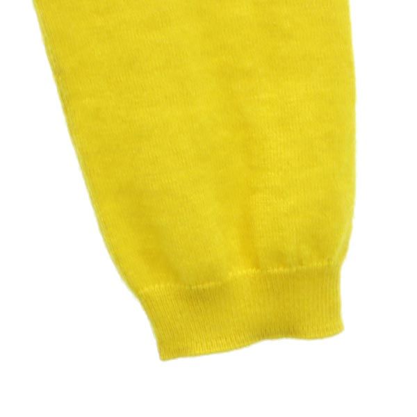 RED VALENTINO レッドヴァレンティノ カシミヤブレンド 長袖 ニット カーディガン S イエロー ショート丈 レディース