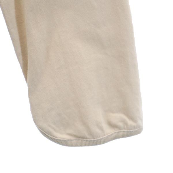 SEE BY CHLOE シーバイクロエ ロゴプリント 長袖 Tシャツ 38 ベージュ ロンT レディース