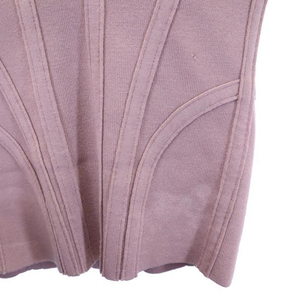 イヴサンローラン ウールブレンド 長袖 ニット S ピンク系 YVES SAINT LAURENT セーター カットソー レディース