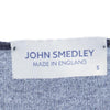 ジョンスメドレー 英国製 長袖 ニット カーディガン S ネイビー系 JOHN SMEDLEY レディース