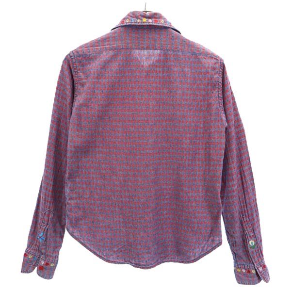 HYSTERIC GLAMOUR ヒステリックグラマー 総柄 長袖 シャツ FREE 赤系 レディース