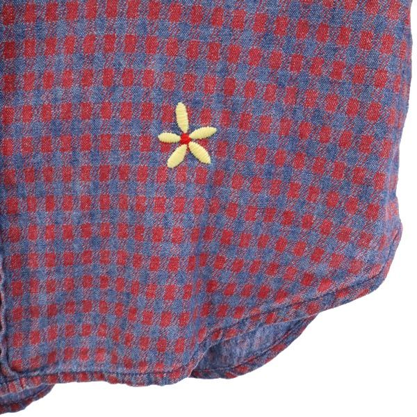 HYSTERIC GLAMOUR ヒステリックグラマー 総柄 長袖 シャツ FREE 赤系 レディース