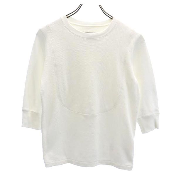 R.H. ViNTAGE アールエイチヴィンテージ 日本製 7分袖 スウェット XS 白系 カットソー レディース