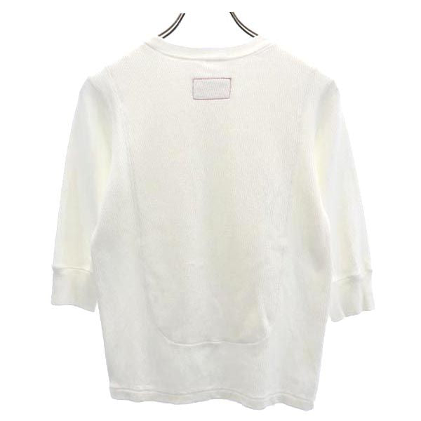 R.H. ViNTAGE アールエイチヴィンテージ 日本製 7分袖 スウェット XS 白系 カットソー レディース