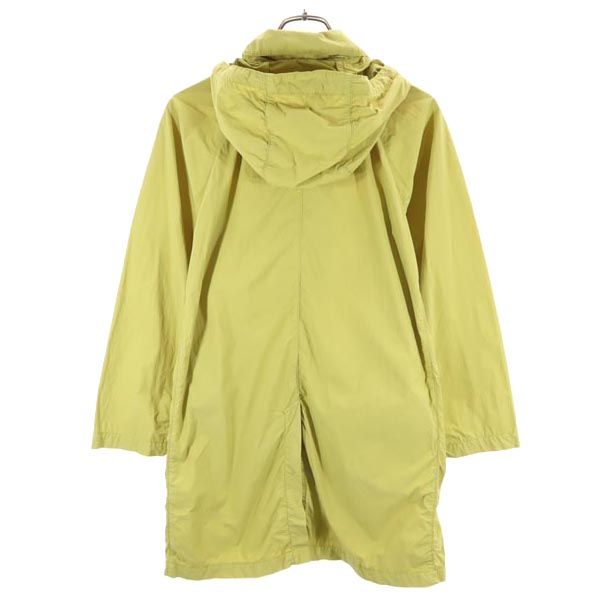 THE NORTH FACE ノースフェイス ロゴ刺繍 薄手 ナイロンジャケット M 黄系 コンパクト  アラメダコート レディース