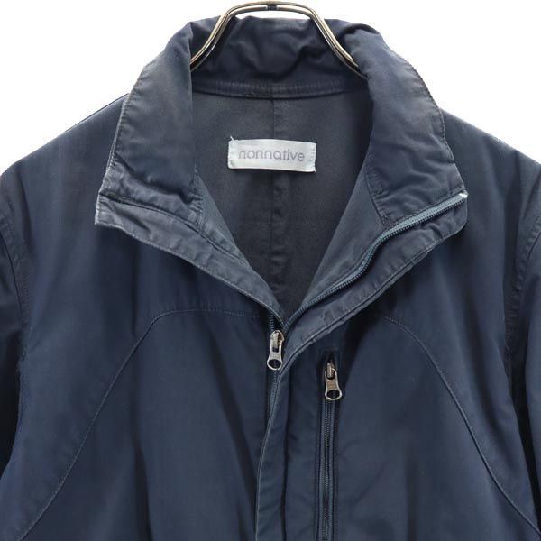 nonnative ノンネイティブ 日本製 コットンジャケット ONE 紺 リップストップ地 メンズ