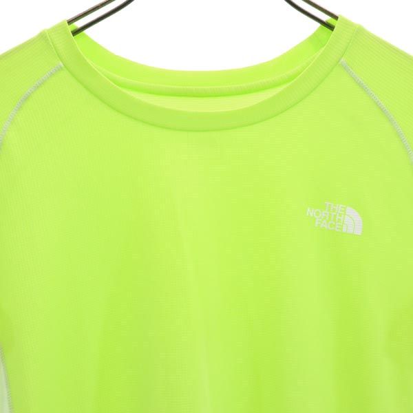 THE NORTH FACE ノースフェイス NTW11670 ロゴ 長袖 Tシャツ L グリーン系 ロンT アウトドア レディース