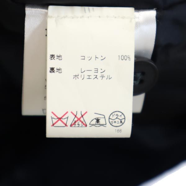 marimekko マリメッコ 総柄 長袖 ワンピース 36 ブラック系 バックボタン レディース