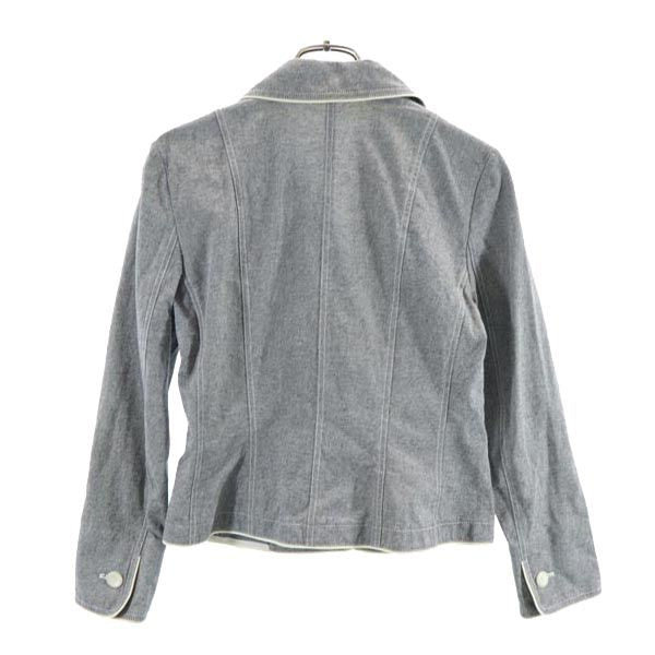 Rene ルネ 日本製 コットン テーラードジャケット 36 黒系 レディース