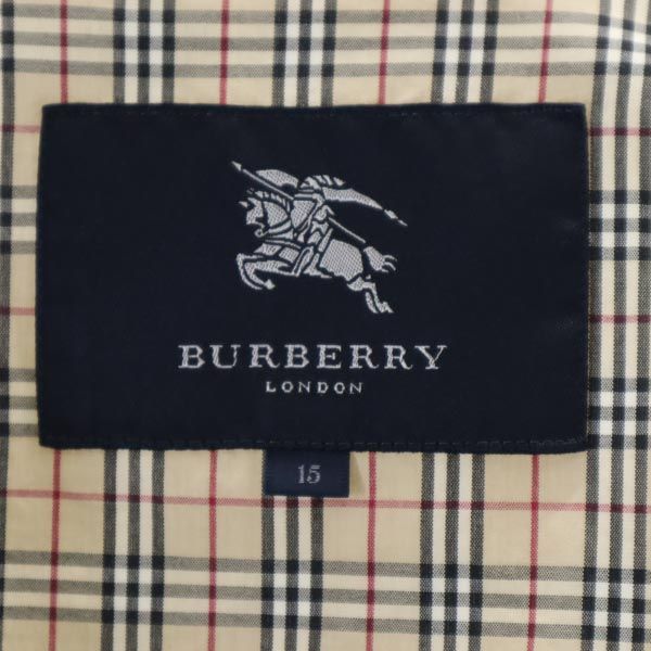 BURBERRY バーバリー スタンドカラー ジャケット 15 ライトベージュ レディース