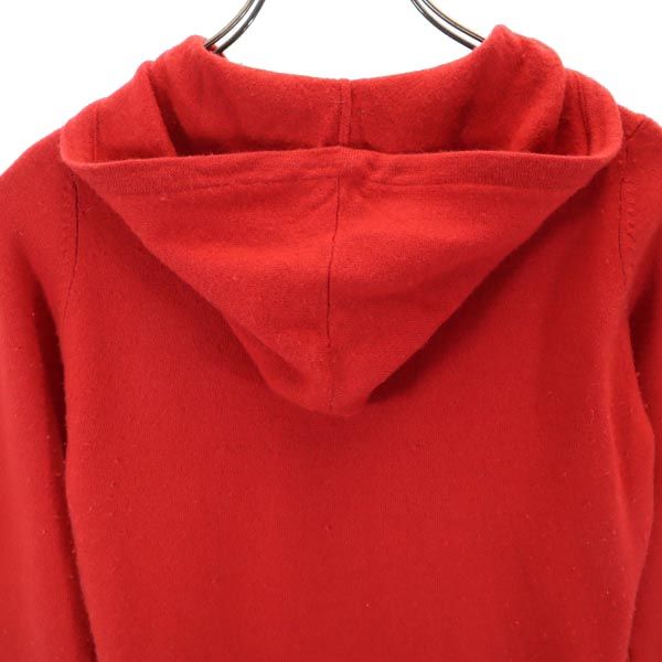 PEARLY GATES パーリーゲイツ ウール ゴルフ 長袖 ニット ジップパーカー 1 赤 ジャケット レディース