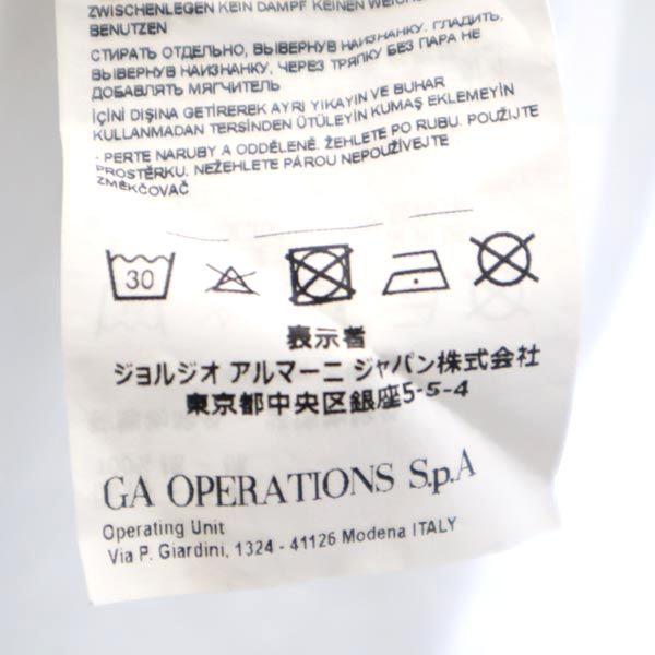 Emporio Armani エンポリオアルマーニ ロゴプリント 半袖 Tシャツ S ホワイト系 メンズ