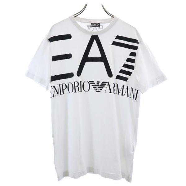 Emporio Armani エンポリオアルマーニ ロゴプリント 半袖 Tシャツ S ホワイト系 メンズ