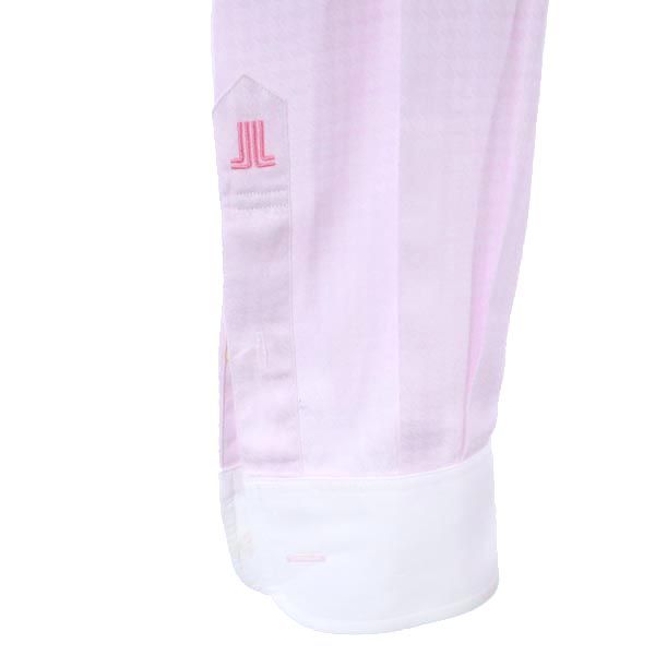 LANVIN ランバン 日本製 長袖 シャツ 48 ピンク メンズ