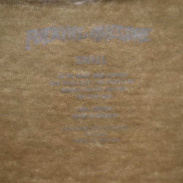 FULKING AWESDME ファッキンオーサム 半袖 Tシャツ S ベージュ系 メンズ