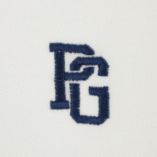 PEARLY GATES パーリーゲイツ ワンポイント刺繍 ゴルフ 半袖 ポロシャツ 5 白 メンズ