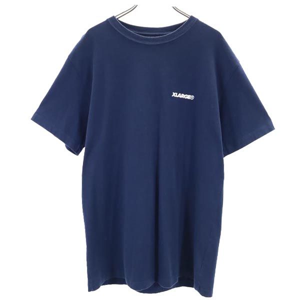 XLARGE エクストララージ バックプリント 半袖 Tシャツ M ネイビー メンズ